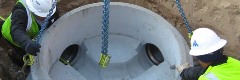 Канализационный колодец в Железногорске