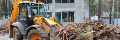 Расчистка участка в Железногорске